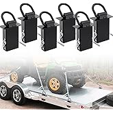 Venussar 16200lbs Trailer Stake Pocket D Ring Tie Downs, Pack of 6 Stake Pocket D Rings Anchors for Flated Trucks Trailers, 1/2" Hitch Pin, for Standard 2" x 4" Stake Pockets