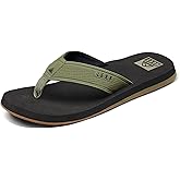REEF Layback Men's Flip Flop Sandal, Arch Support, Water Friendly