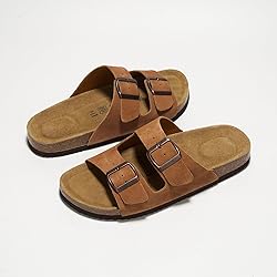Project Cloud Genuine Leather Mens Sandals with