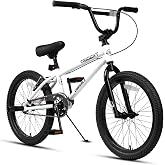cubsala 20 24 26 Inch BMX Race Bike Trident Bicycles Beginner-Level to Advanced Riders with 2 Pegs, Multiple Colors