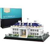 ArtorBricks White House Architecture Building Blocks Set, 894 Pieces Miniature Model Kit for Adults, Washington DC Landmark Collection, Intricate Home Office Desk Decor, Creative Gift for Hobbyists