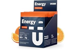 UCAN Energy Powder, Tropical Orange, Keto, Sugar-Free Pre & Post Workout for Men & Women, Non-GMO, Vegan, Gluten-Free, Great for Runners, Gym-Goers and High Performance Athletes (12 Servings, 25g)