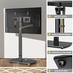 Universal Floor TV Stand Base for Most 26 to 65