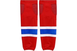 Armstern Knit Hockey Socks Multiple Colors Traditional Performance Striped Ice Hockey Socks Junior to Senior