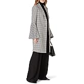 Derek Lam Collective Rent The Runway Pre-Loved Houndstooth Bell Sleeve Coat