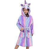 Doctor Unicorn Soft Unicorn Hooded Bathrobe Sleepwear - Unicorn Gifts for Girls