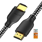 Mindful Design 4K HDMI Cable 10 ft | High Speed HDMI Cables, Braided Nylon & Gold Connectors, 4K @ 60Hz, Ultra HD, 2K, 1080P, ARC & CL3 Rated | for Laptop, Monitor, PS5, PS4, Xbox One, Fire TV, & More