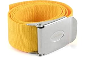 Cressi Nylon Weight Belt with Metal Buckle for Freediving and Spearfishing- Paros - Designed in Italy