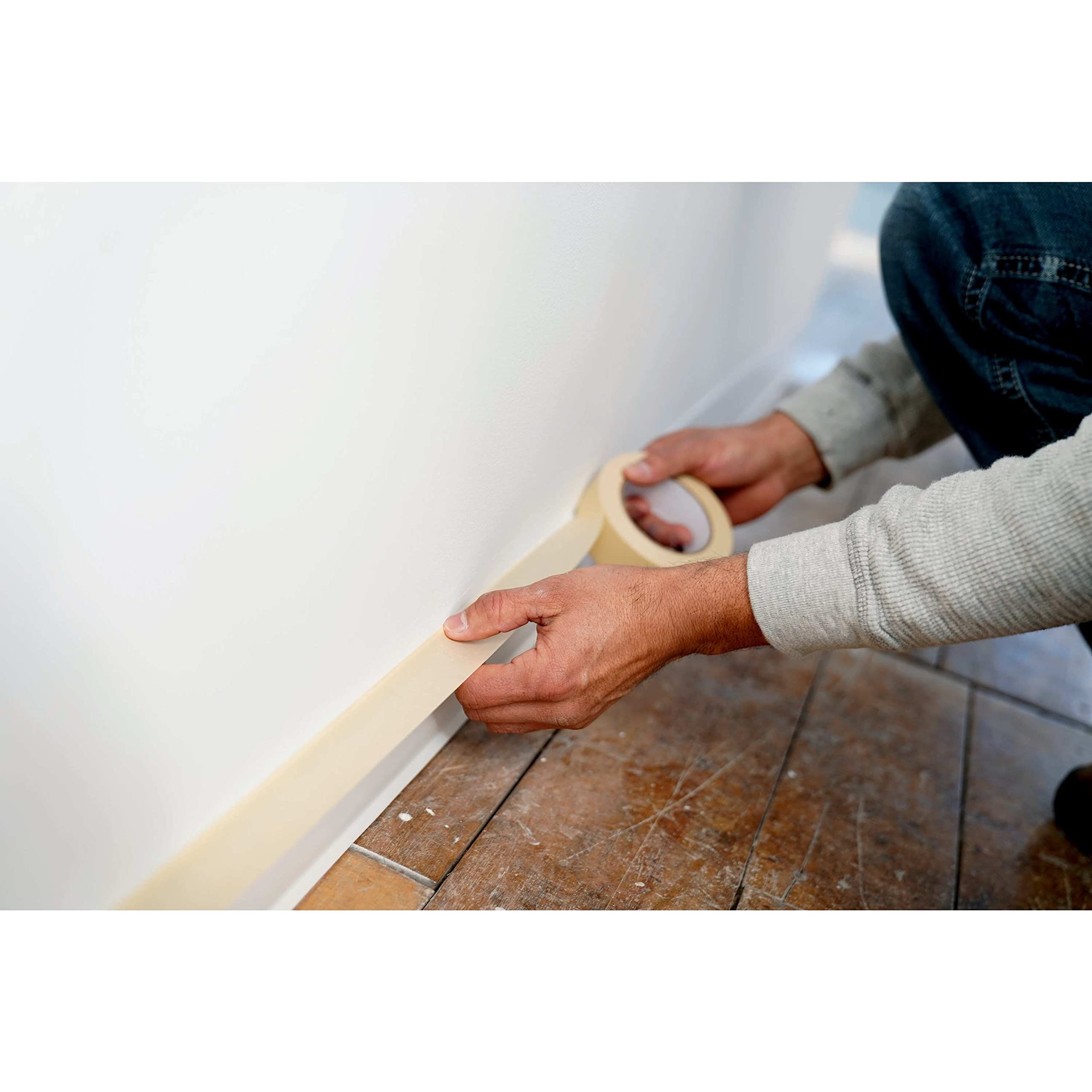 Scotch Contractor Grade Masking Tape, 0.94 inches by 60.1 Yards (540 Yards Total), 2020, 9 Rolls