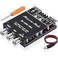 ZK-1002T Bluetooth 5.0 Amplifier Board 2.1 200W HiFi Subwoofer Audio AMP with Treble and Bass Control BT & AUX Inputs, DC 9-2