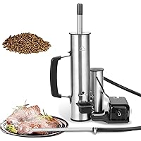 Outdoor Smoke Generator Pro, Smoke Tube for Pellet Smoker, Stainless Steel Pellet Smoker Tube, Hot & Cold Smoker with Air Pum