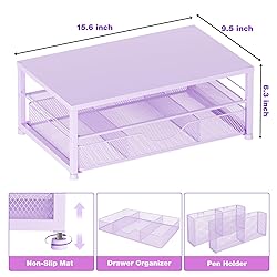 OPNICE Desk Organizers and Accessories, 2-Tier