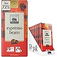 Endangered Species Chocolate Bars | Rich Dark Chocolate Bar | 72% Cocoa with Espresso Beans | Made from Fair Trade Coffee Beans Roasted in the USA | Vegan & Gluten Free | 3-Ounce Bars (Pack of 12)