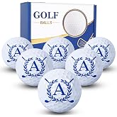 LACGO Golf Gifts for Men, Personalized Golf Balls, Unique Initial on Golf Balls, Golf Balls Gifts for Father's Day Birthday and Retirement