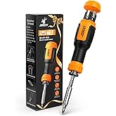 JOREST 25 in 1 Multi Bit Screwdriver Set, Magnetic EDC Screwdriver with Torx Philips Flathead Hex Square, Birthday Christmas 