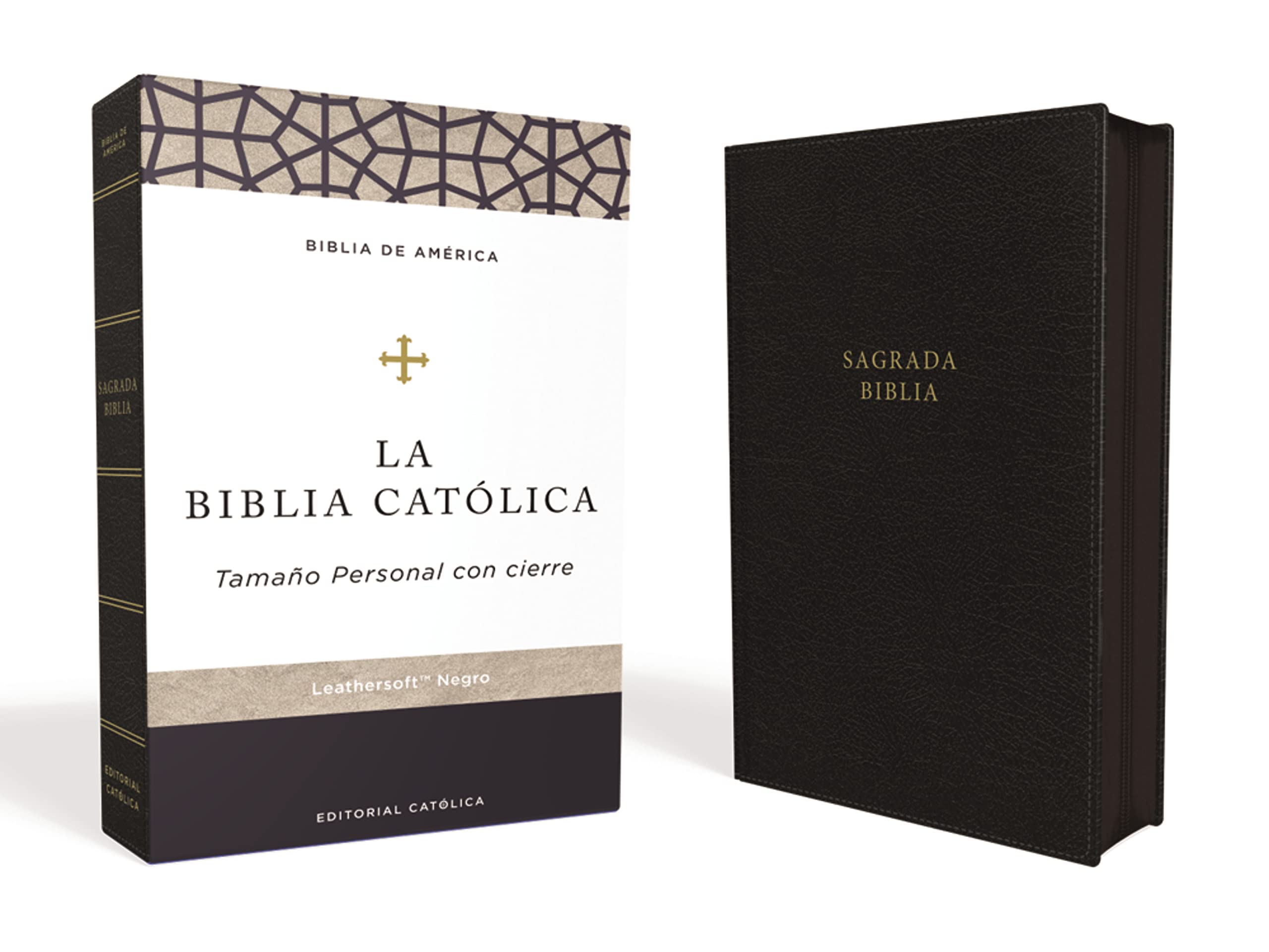 Biblia Católica, Tamaño personal, Leathersoft, Negra, con Cierre, Comfort Print (Spanish Edition) Biblia Católica, Tamaño personal, Leathersoft, Negra, con Cierre, Comfort Print (Spanish Edition) Biblia Católica, Tamaño personal, Leathersoft, Negra, con Cierre, Comfort Print (Spanish Edition) Leather Bound