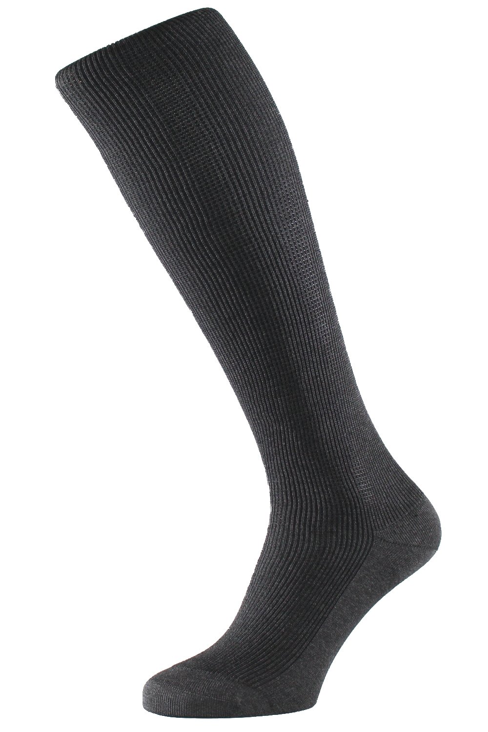ALBERT KREUZ men’s compression travel and flight support over-the-calf socks 10,5 mmHg, grey-melange EU 38-41 / UK 5.5-7