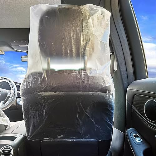 100 PCS Car Seat Covers, Disposable Seat Protection Covers