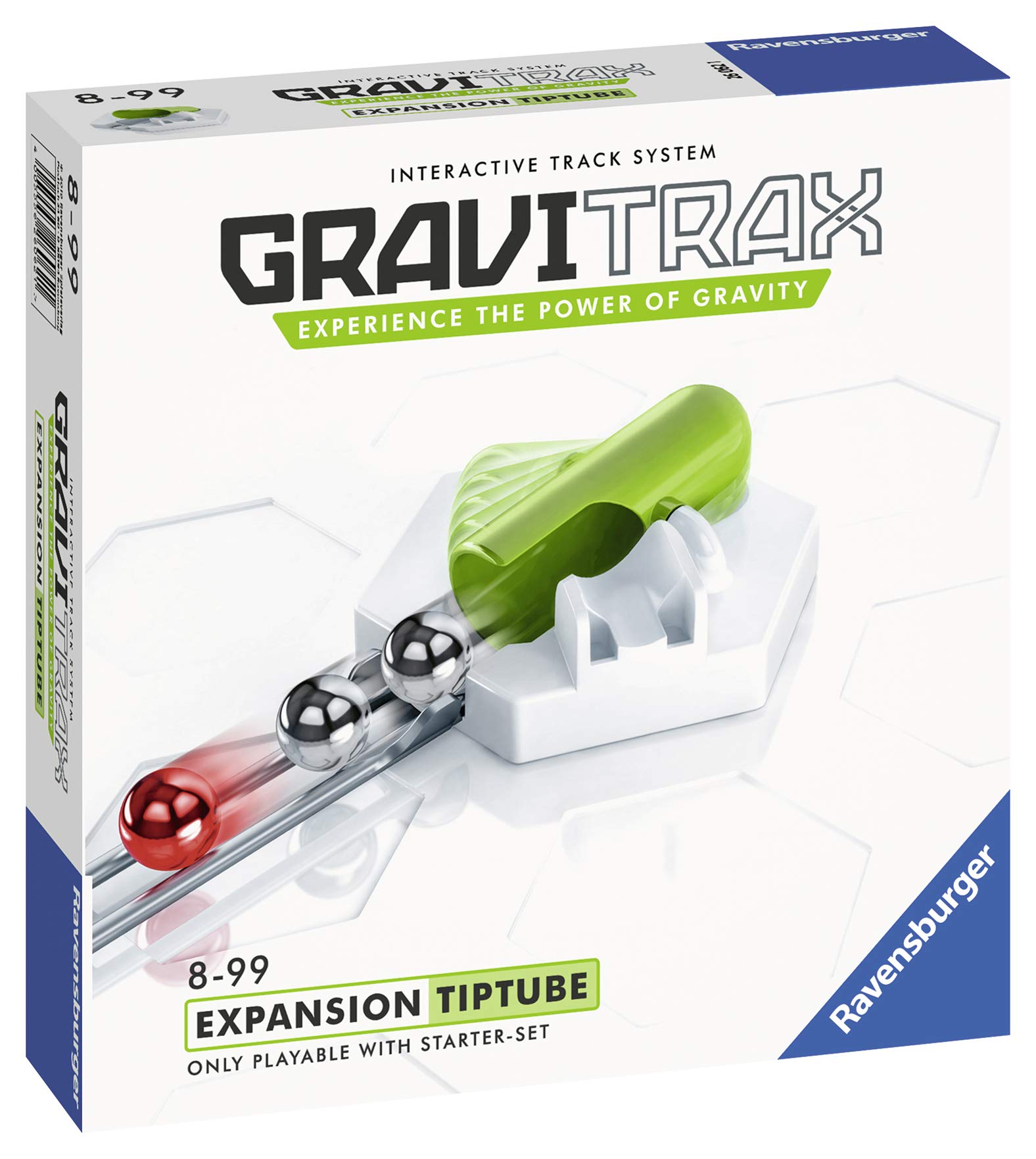Ravensburger GraviTrax Tip Tube Accessory - Marble Run, STEM and Construction Toy For Kids Age 8 Years and Up