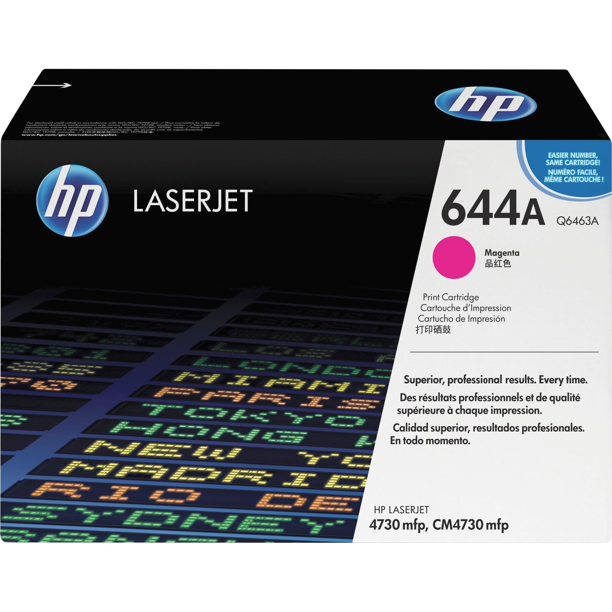 HP Q6463A 644A Original LaserJet Toner Cartridge, Magenta, Pack of 1