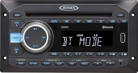 Amazon.com: Jensen JWM40 DVD/USB/AUX/BT Stereo (Renewed): Automotive