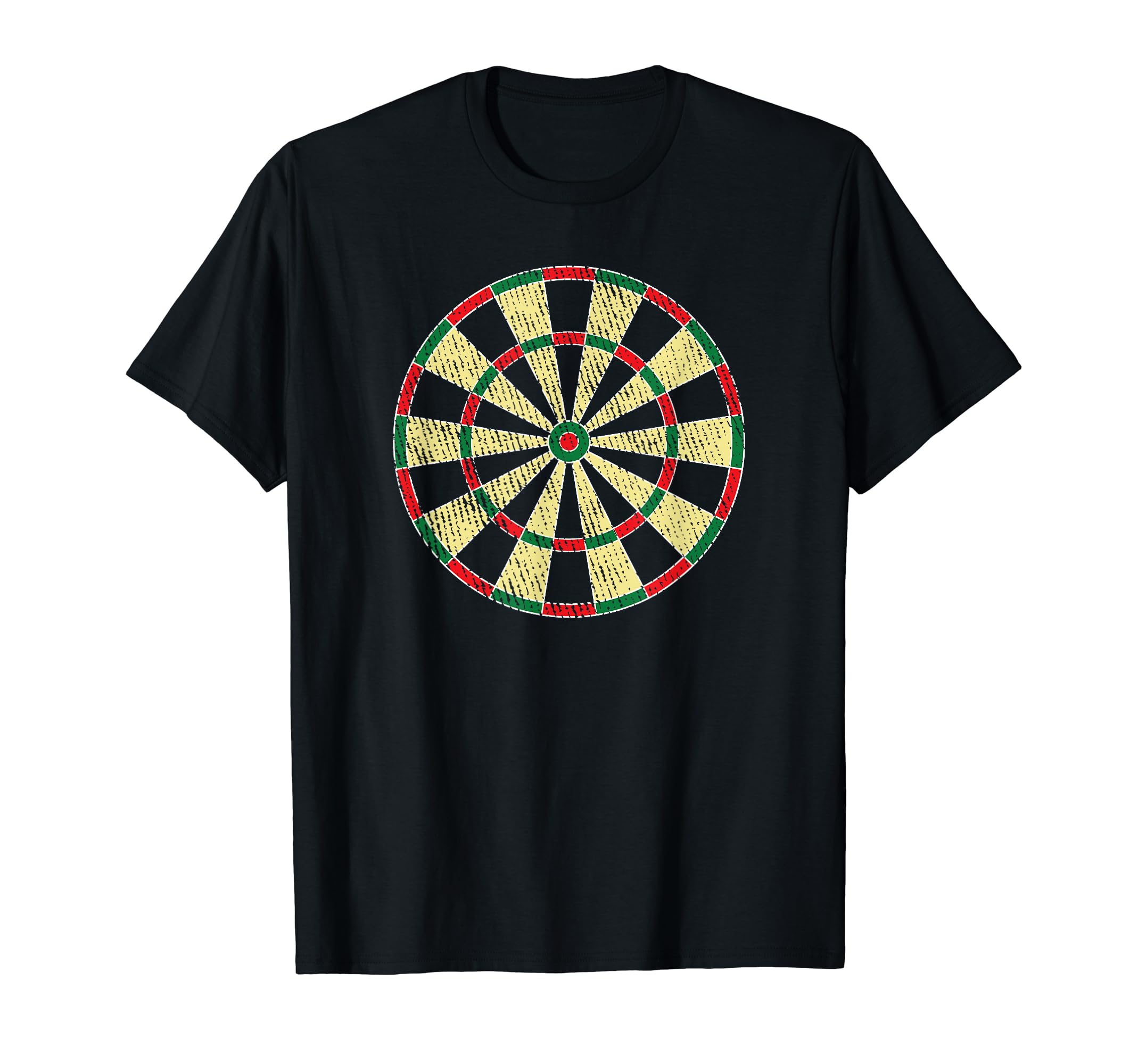 Distressed dart board - darts player T-Shirt