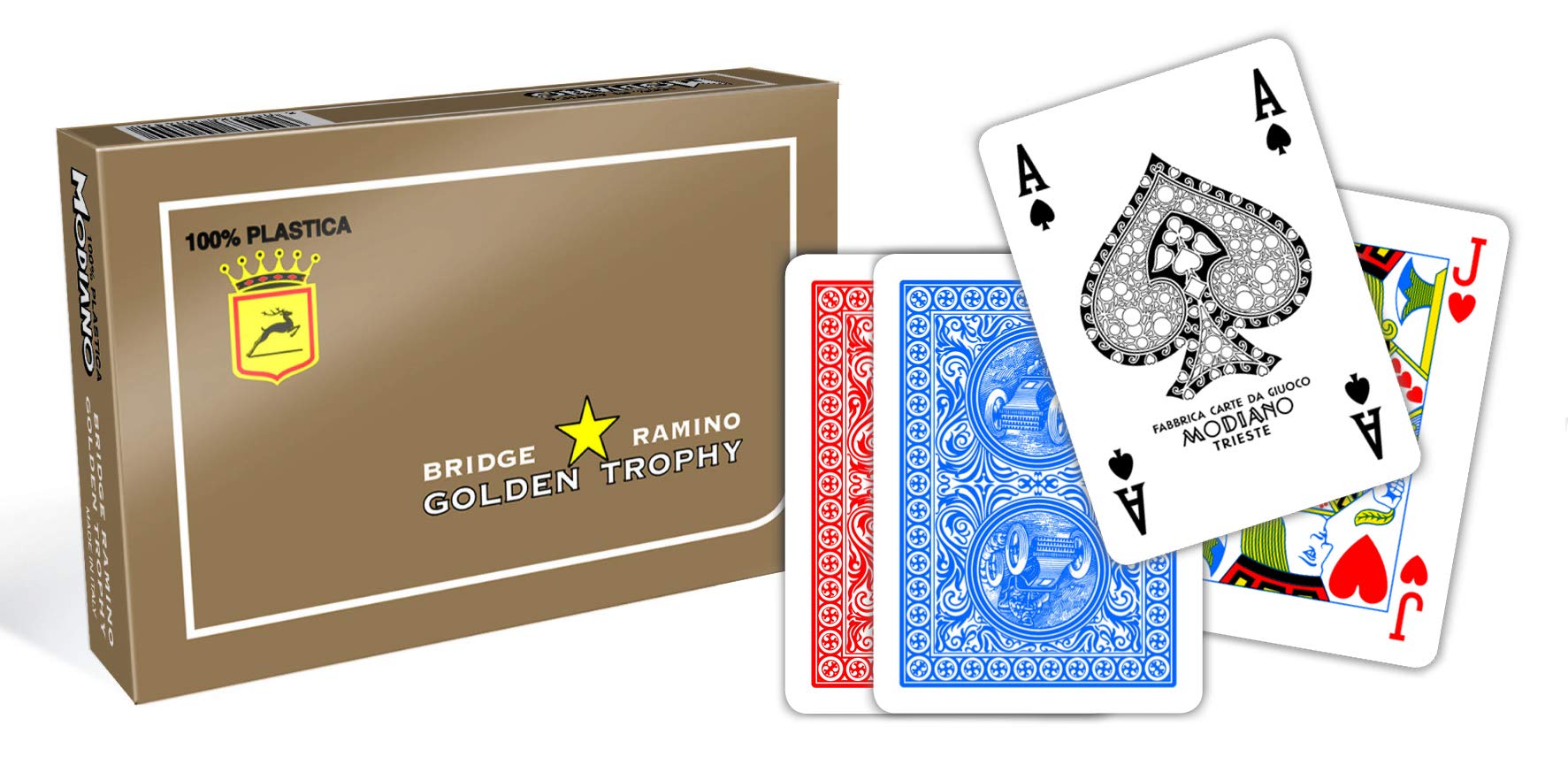 Modiano Golden Trophy Rummy Playing Cards