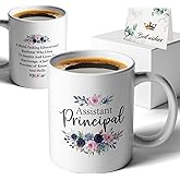 XKZGSZB Assistant Principal Funny Double Sided Print Office Home Ceramic Coffee Mug, Retirement Gifts for Colleague Teacher Mentor Assistant Principal, Thank You Gifts for Teachers' Day