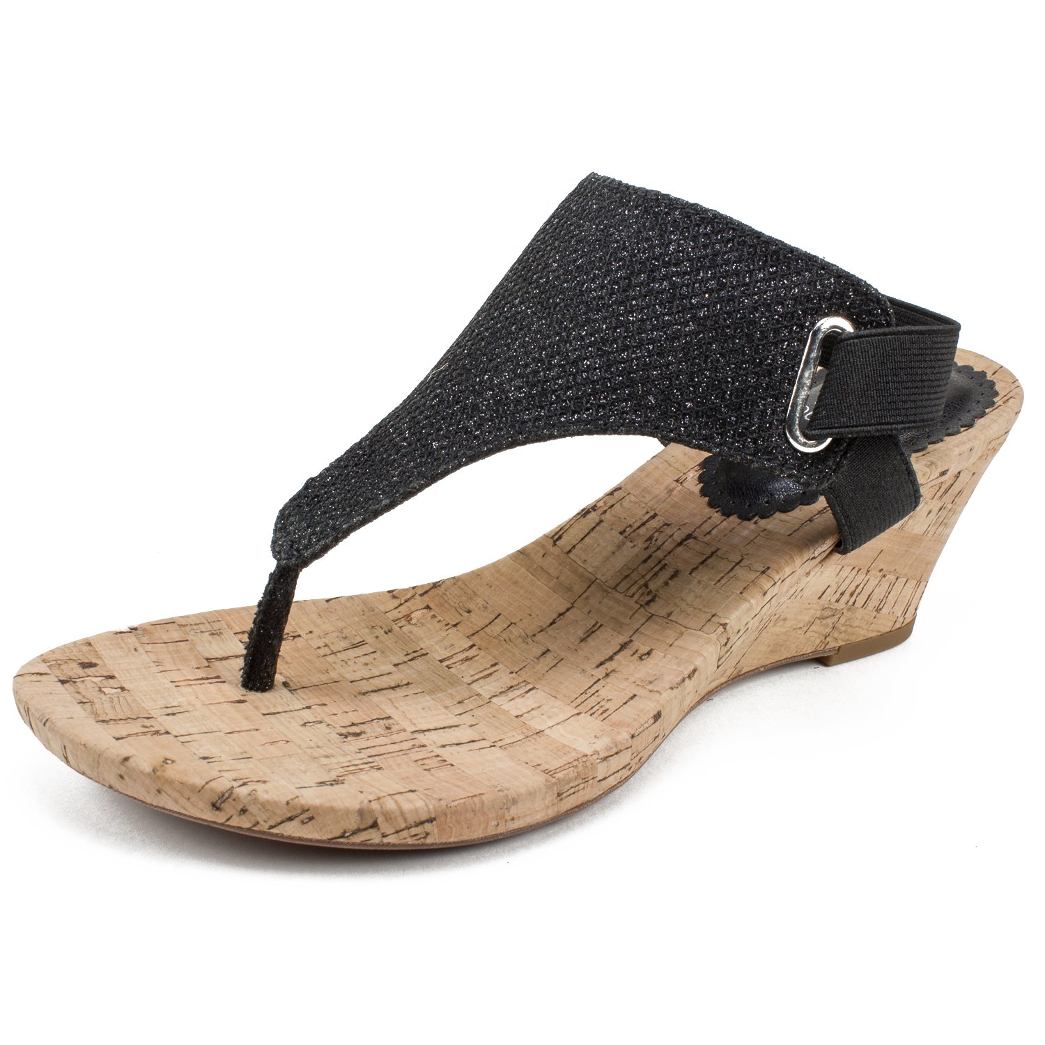 white mountain gabbie wedge sandals