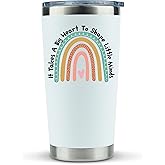 KLUBI Teacher Appreciation Gifts for Women - It Takes a Big Heart to Shape Little Minds Teacher Tumbler With Straw 20 Ounce T