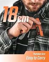 TopTes PT210 Gas Leak Detector Portable Natural Gas with Alarm Orange view 5