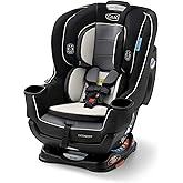 Graco Extend2Fit Convertible Baby Car Seat, Rear and Forward Facing, Adjustable Extension Panel for Extra Legroom, Gotham