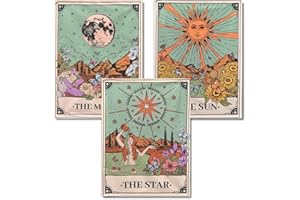 WUDWL Diamond Painting Kits for Adults - 3 Pack Sun and Moon DIY 5D Diamond Art Kits Full Drill Diamond Dots Paintings with Diamonds Gem Art and Crafts Home Decor 12x16inch