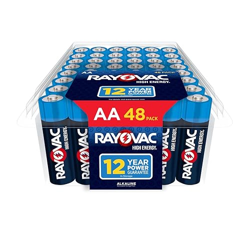 Rayovac High Energy AA Batteries (48 Pack), Alkaline Double AA Battery