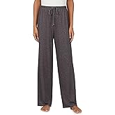 Nautica Womens Sleepwear & Loungewear - Sweater Knit Wide Leg Lounge Pajama Pants - Lightweight, Soft & Cozy PJs for Women