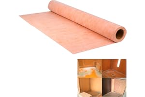 KAUWM Professional Waterproof Membrane for Shower,- 3.3 FT x 33 FT Roll (108 Sq Ft), 23.6 Mil Thick, Superior Waterproofing Solution for Bathroom, Kitchen,Saunas and Wet Areas