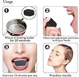 DHinkyoung 6 Pcs Jaw Exercisers Silicone Jawline Trainer 40/50/60 Lbs view 4