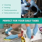 Ansell TouchNTuff 92-134 Nitrile Gloves 9 L Blue 100 pcs view 4