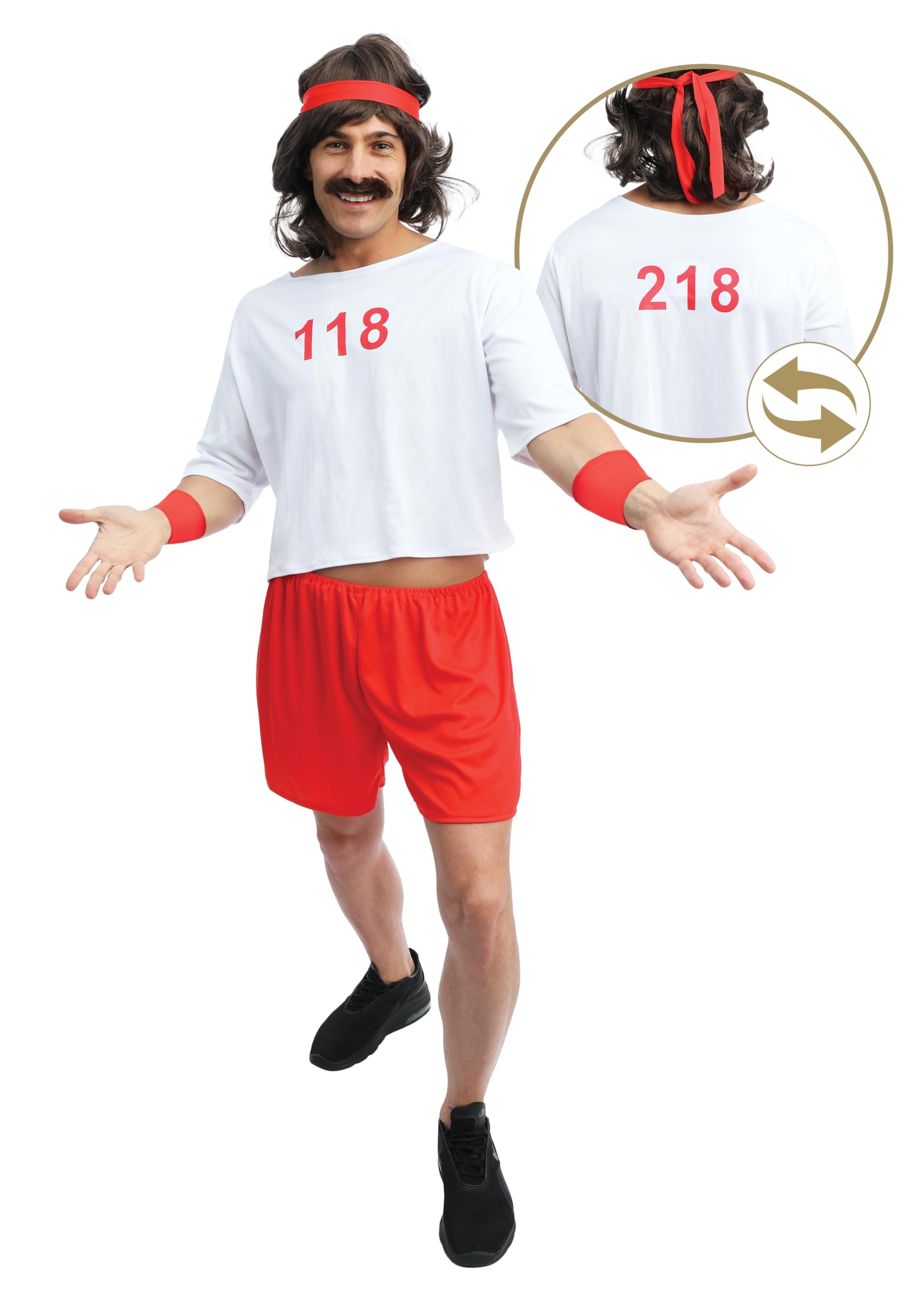 P'tit Clown 23360 Princess Adult Costume, Red, Blue, White, S-M