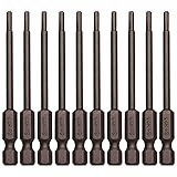 Sipery 10Pcs Hex Head Allen Wrench Drill Bits H2.5