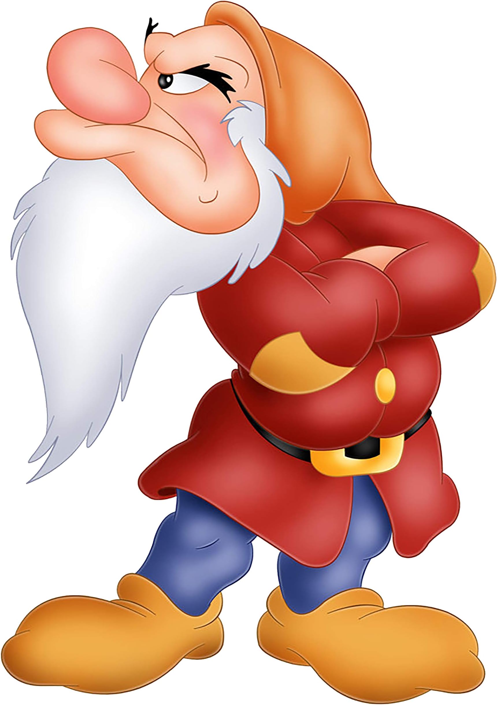 Disney Snow White & The Seven Dwarfs Grumpy Iron On Transfer for T-Shirts & Other Light and Dark Color Fabrics #1 Divine Bovinity