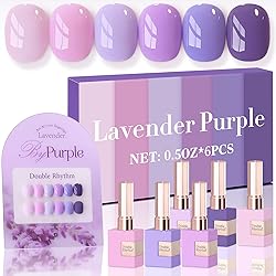 Double Rhythm 6 Pcs 15 ML Gel Polish Set Same Color