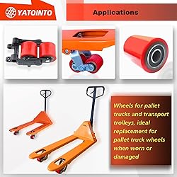 YATOINTO Pallet Jack/Truck Load Wheels Full Set