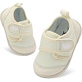 FEETCITY Baby First Walking Shoes Boys Girls Infant Sneakers Crib Shoes Breathable Lightweight Slip On Shoes
