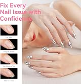 Makartt Medium Coffin Nails 500pcs 10 Sizes Clear Nail Tips for Gel Extensions view 4