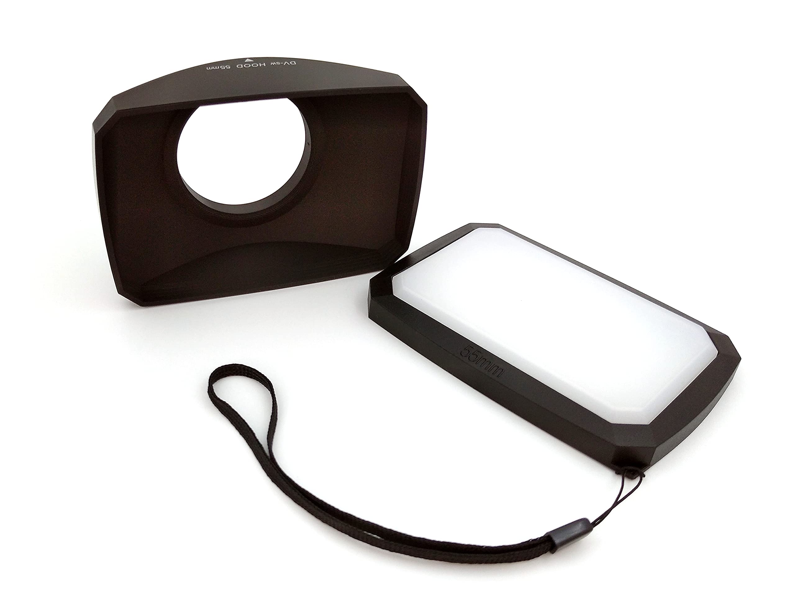 55mm 16:9 Wide Angle Lens Hood Compatible for Sony FDR AX40 AX43 AX53 AX55 Camcorder Camera accessories