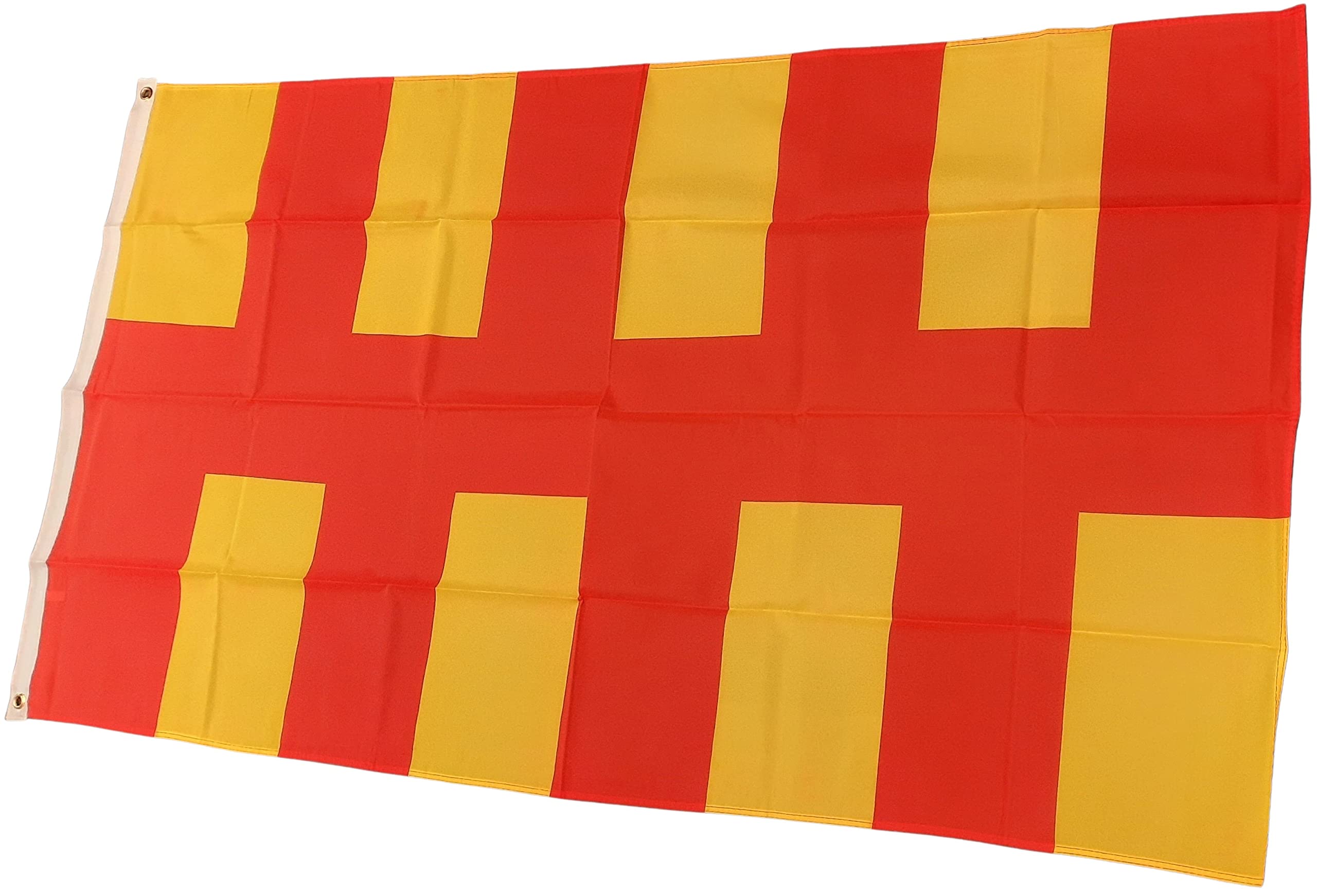NWFlags Northumberland Flag 5ft x 3ft 75d Premium Polyester Suitable For Flagpoles | Strong Polyester 5x3 foot material flag with Eyelets