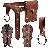 Renaissance Belt Pouch Purse Viking Bracer Hook Halloween Set Medieval Festival Costume Accessory Casual Fanny Pack Waist Bag