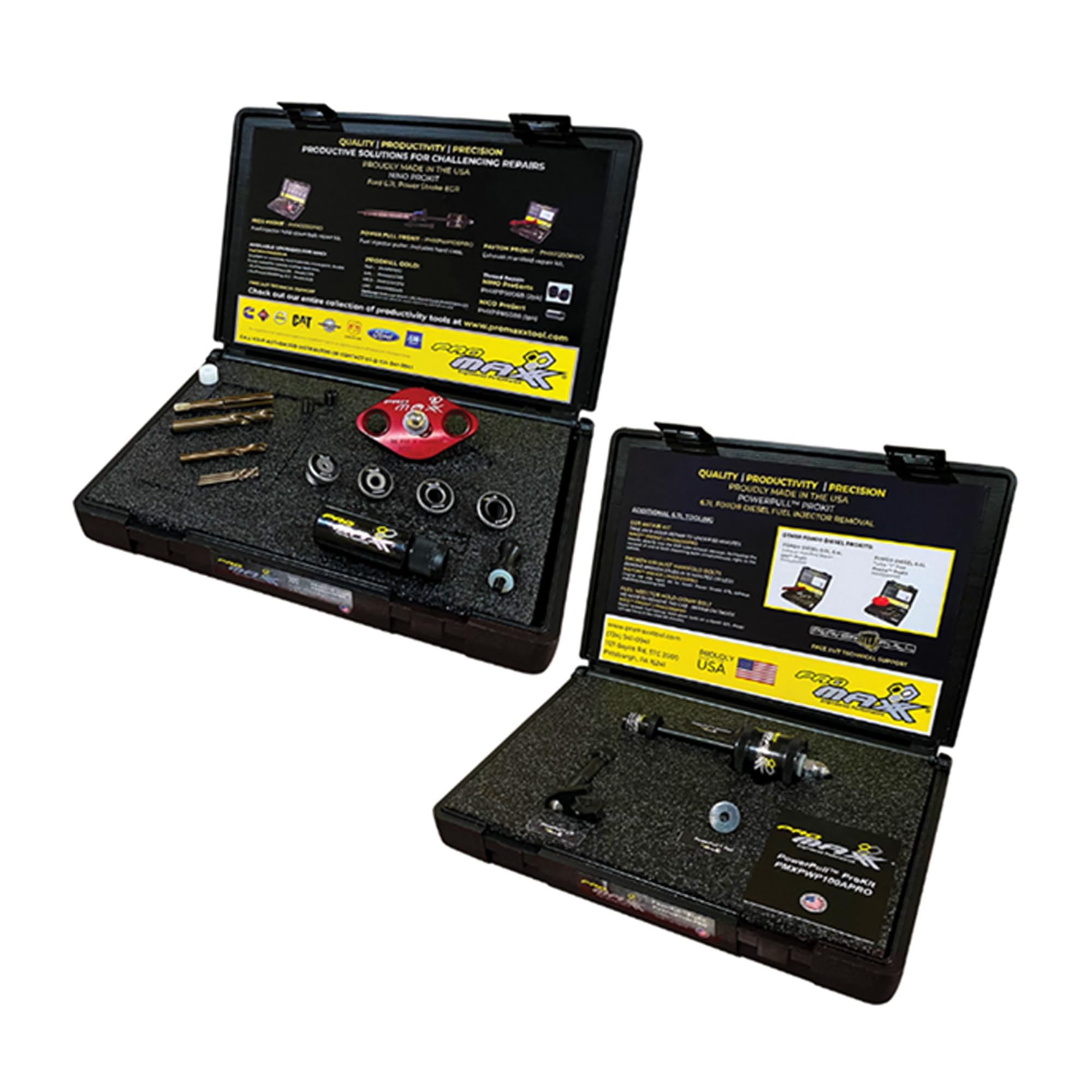 Photo 1 of ProMAXX Tool Power Stroke 6.7L EGR Bolt Repair & Fuel Injector Puller Kit, Precision Bolt Removal & Fuel Injector Extraction for Ford 6.7L Power Stroke Engines