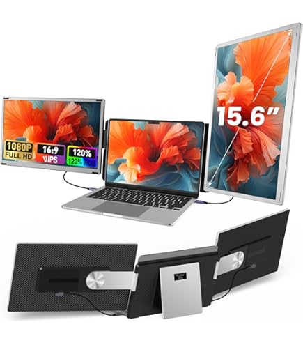 Amazon.com: JapanNext JN-TRI-IPS101HDR 2-Screen Mobile Display